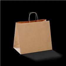 BABY BROWN KRAFT FSC RECYCLED TWIST HANDLE BAG, 265 X 160 